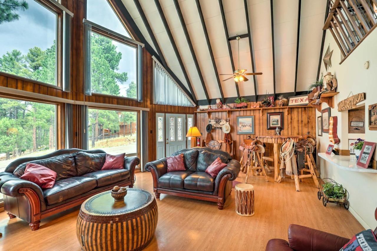 A-Frame Ruidoso Retreat With Deck, Grill And Views! Villa Eksteriør billede